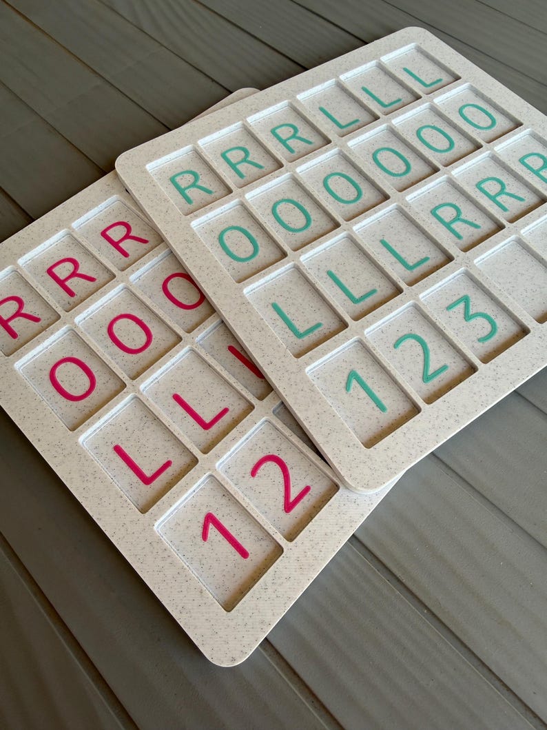 Customizable 3D Printed Mahjong Solo Board, Practice Play Tray image 6