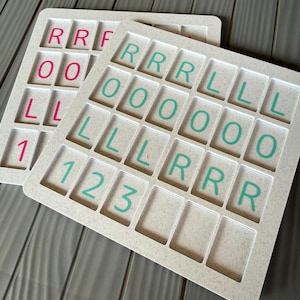 Customizable 3D Printed Mahjong Solo Board, Practice Play Tray image 4