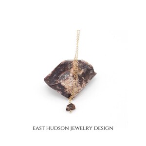 Raw Garnet Necklace