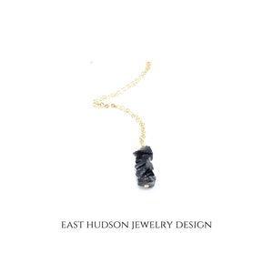Raw Black Obsidian Necklace