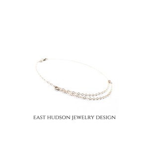14k Gold Chain Anklet | Sterling Silver Chain Anklet