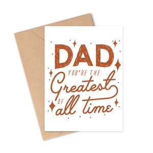 Father Day Card, GOAT, Digital Download with envelope
