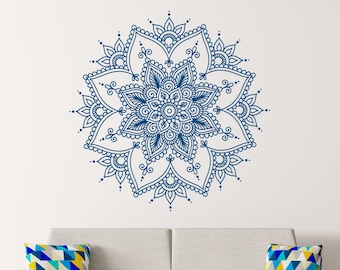 Mandala Wall Decal: Bohemian Yoga Studio Decor P114