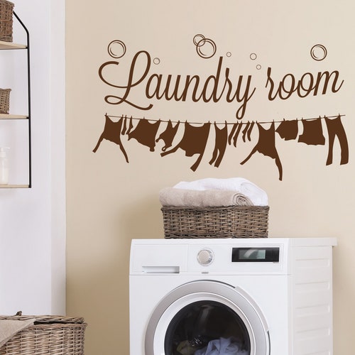 Laundry Vinyl Decal Laundry Door Decal Laundry Room Decal | Etsy