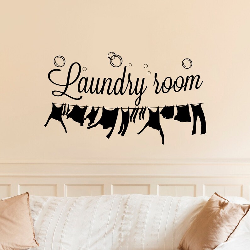 Laundry Room Wall Decal