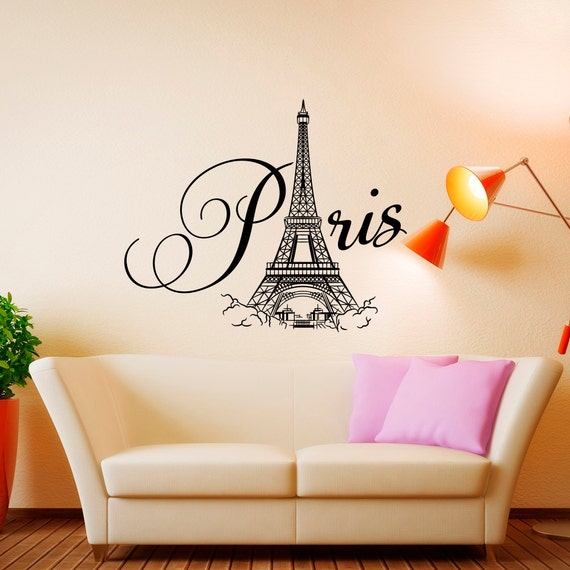 Parijs muur sticker Vinyl belettering-Parijs slaapkamer | Etsy Parijs muur sticker Vinyl belettering-Parijs slaapkamer | Etsy