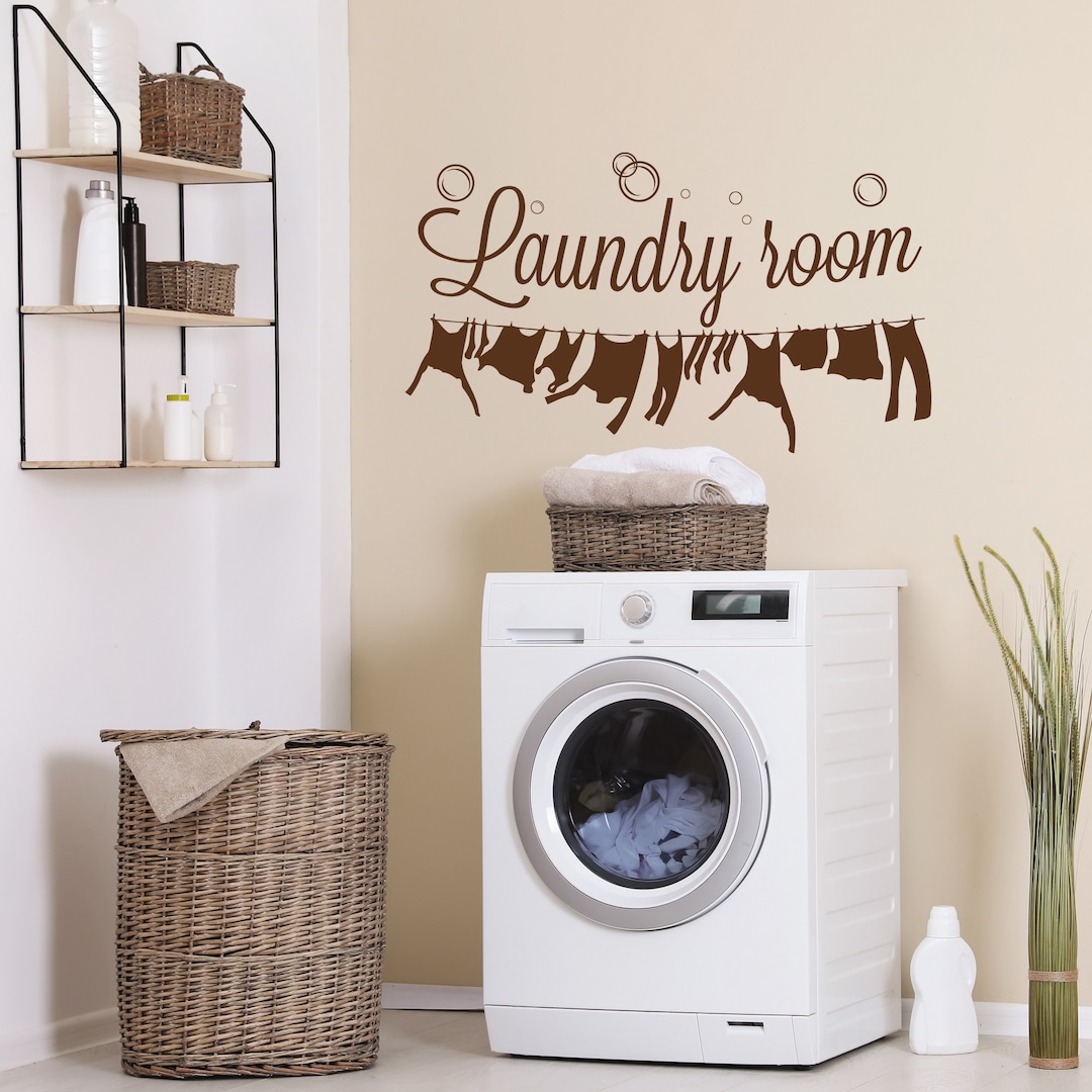 Laundry Room Wall Decal - Laundry Room Decal, Laundry Room Decor ...