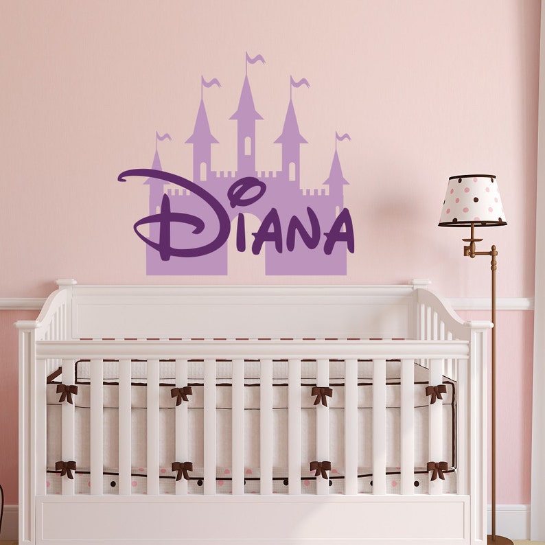 Fairy Wall Decal Girls Room Castle Princess Personalized Name Girl Nursery 104 - Castle Wall Decal Fairy Wall Decal Girls Room Castle Princess Personalized Name Girl Nursery 104 - Castle Wall Decal