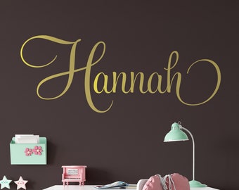Vinilo decorativo con nombre personalizado - Decoración infantil para niñas P207