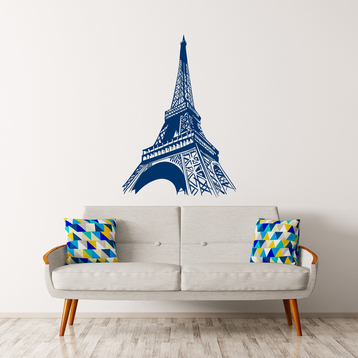 Eiffel Tower Wall Sticker Paris Wall Art Decor Paris Wall Etsy
