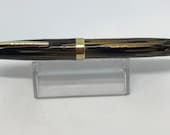 Vintage Sheaffer Lifetime Golden Brown Stripe Fountain Pen 14 K nib 501