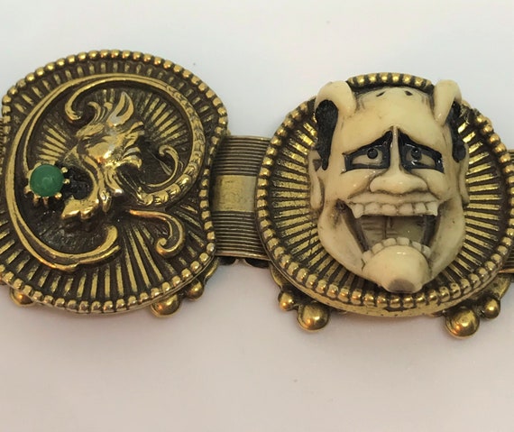 Vintage Florenza Japanese Noh Theatrical Devil Ma