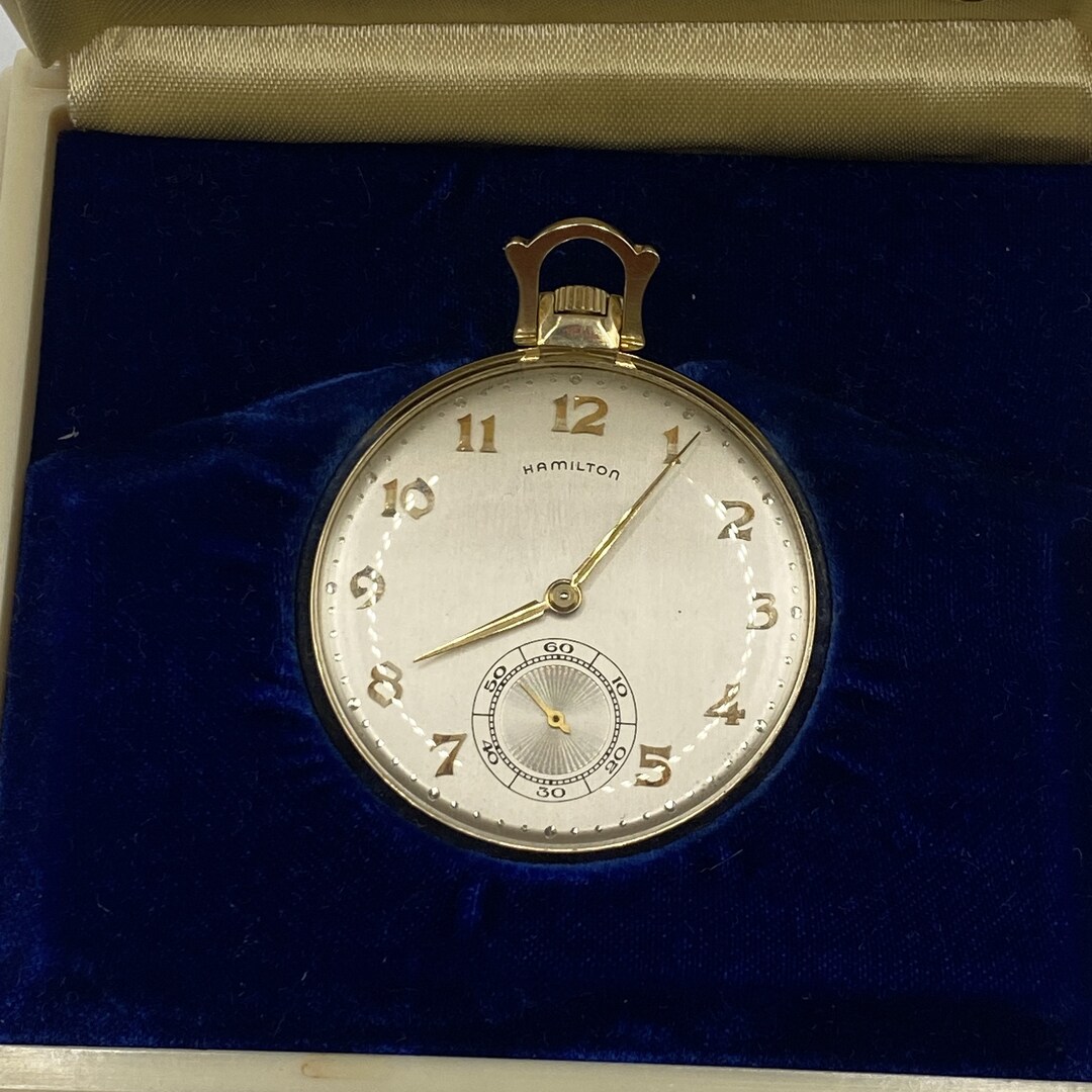 14K Solid Gold Hamilton Pocket Watch 21 Jewels, Grade 921 Gentlemen's