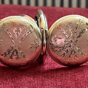 1899 Elgin Pocket Watch Size 3 Ladies Gold Filled 15 jewels Hunter Case, Runs #2120