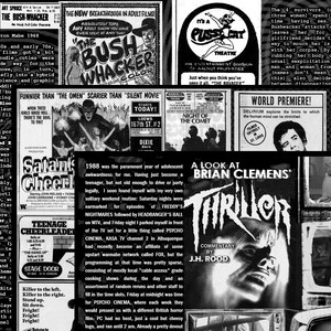 DRIVE-IN ASYLUM Issue 19 April 2020 Dante Tomaselli, Terry TenBroek, Thriller, Manhattan Baby, Cellat, vintage ads and lots more image 2