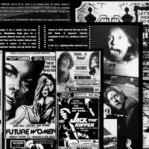 DRIVE-IN ASYLUM Issue 19 April 2020 Dante Tomaselli, Terry TenBroek, Thriller, Manhattan Baby, Cellat, vintage ads and lots more image 3