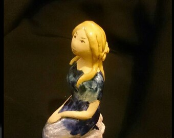 Ceramic Figurine, Mermaid