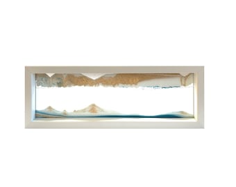 Terra X BLUE OCEAN original moving sand art picture by KB the Sandman