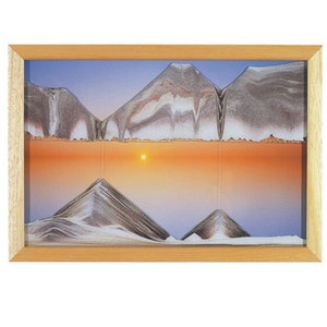 Moving Sand Art 'AURORA BOREALIS' Original Design by KB the