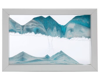 Horizon ICE AGE original moving sand art picture by KB The Sandman