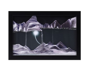 Movie DIAMOND RING original moving sand art picture by KB The Sandman