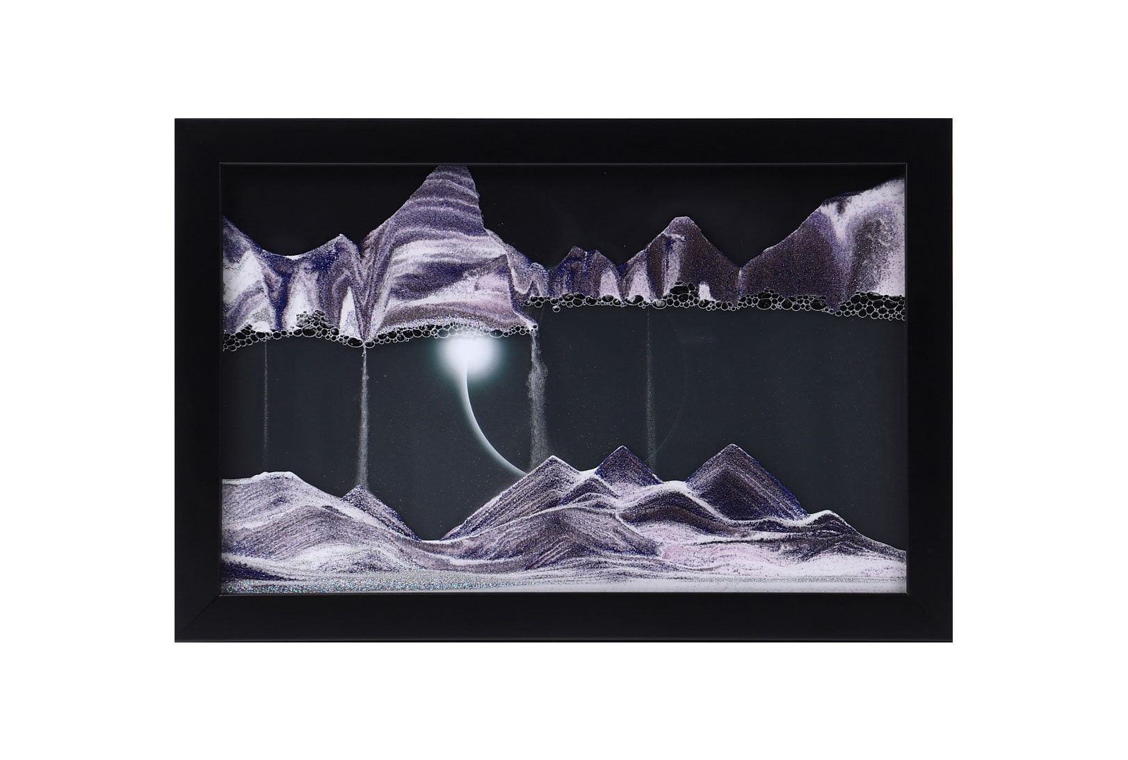 Movie DIAMOND RING original moving sand art picture by KB The Sandman