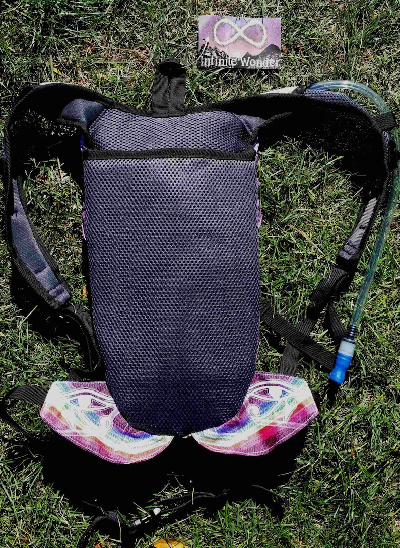 Full Print Visionary Art Hydration Pack for music festivals Etsy