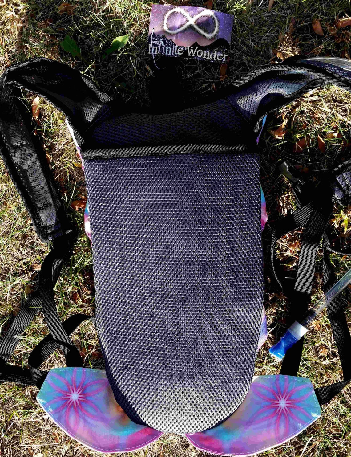 Full Print Visionary Art Hydration Pack for music festivals Etsy