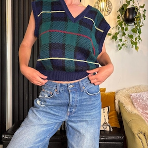 CROPPED VINTAGE VEST