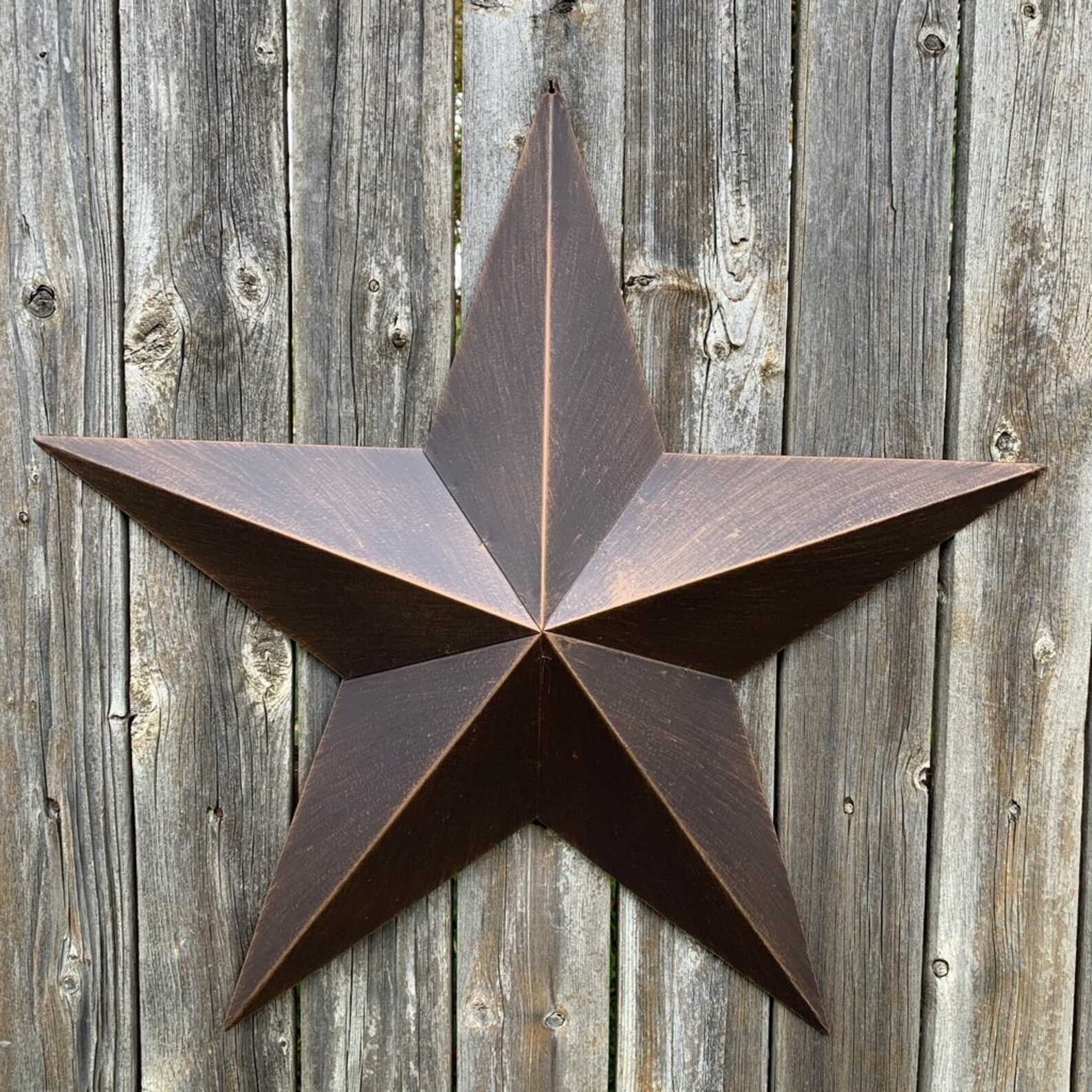 24 RUSTIC BRONZE Metal Barn Star Wall Art Decor Art Etsy
