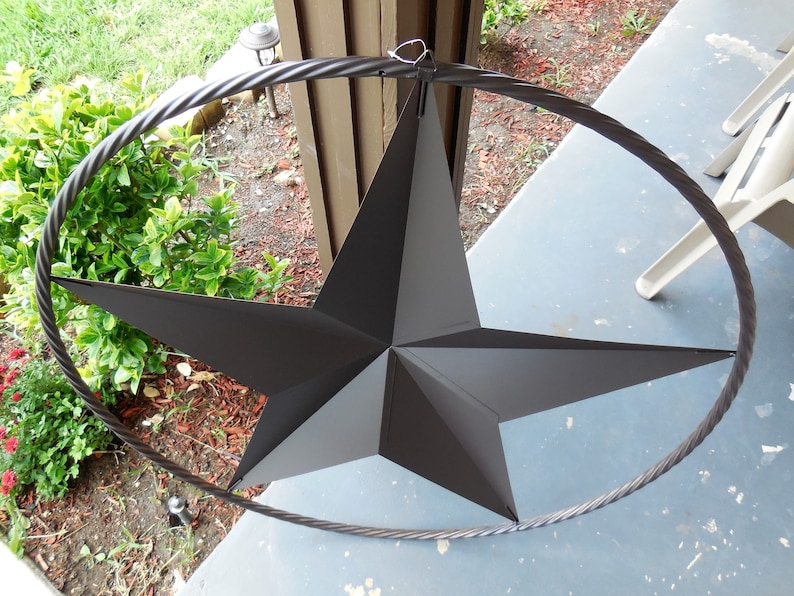 36 RUSTIC BRONZE Copper Metal Barn Star Wall Art Twisted Etsy