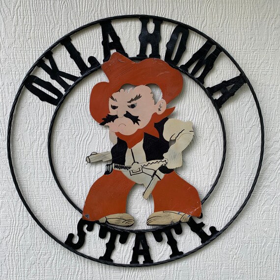 激レア】USA製 Oklahoma State ラグマット ピストルピート雑貨 激レア