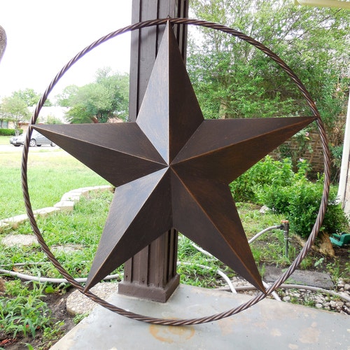 30 Barn Metal Star Wall Art Design Western Home Decor Etsy