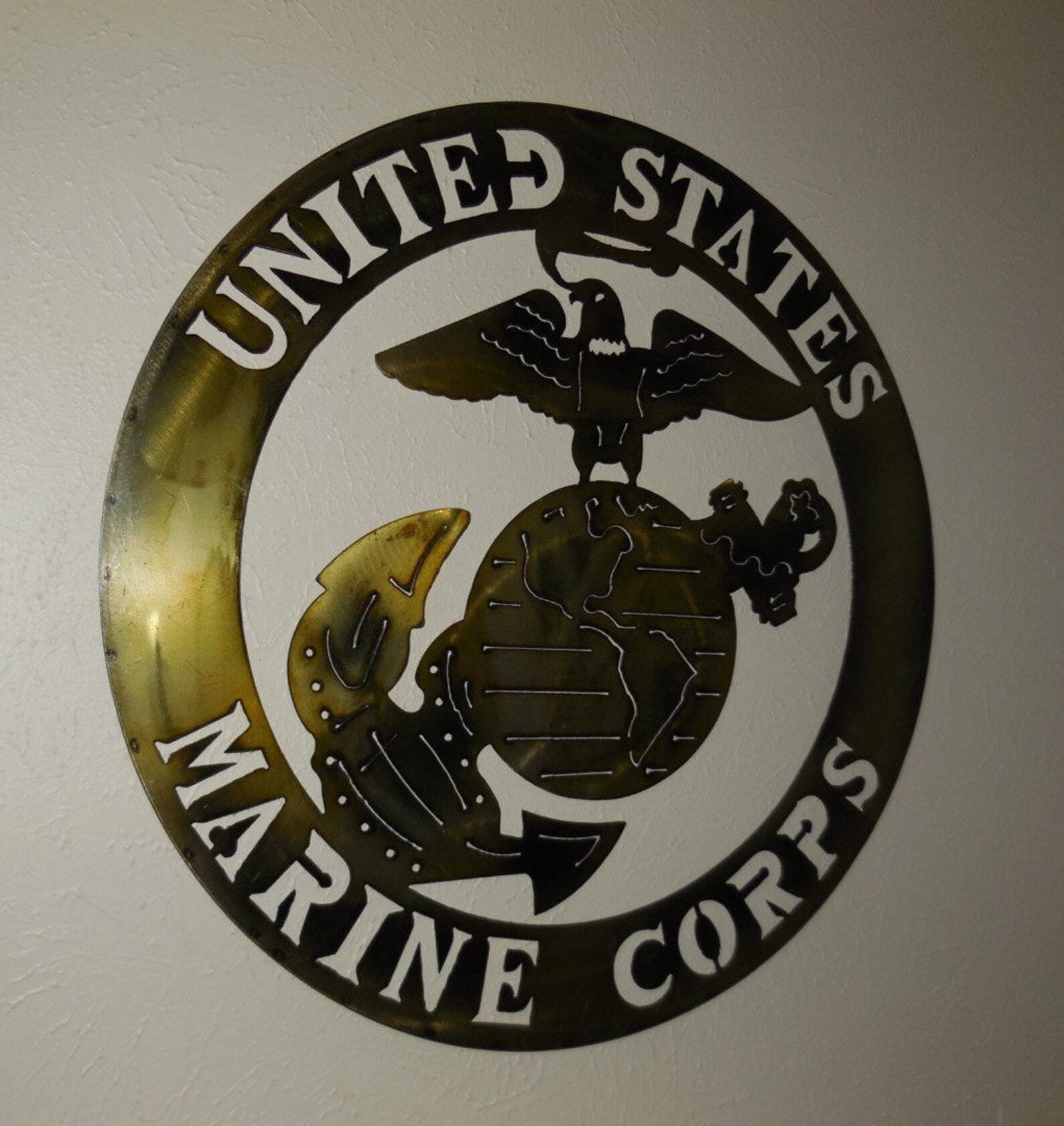 24 United States MARINE CORPS Metal Wall Art Western Etsy