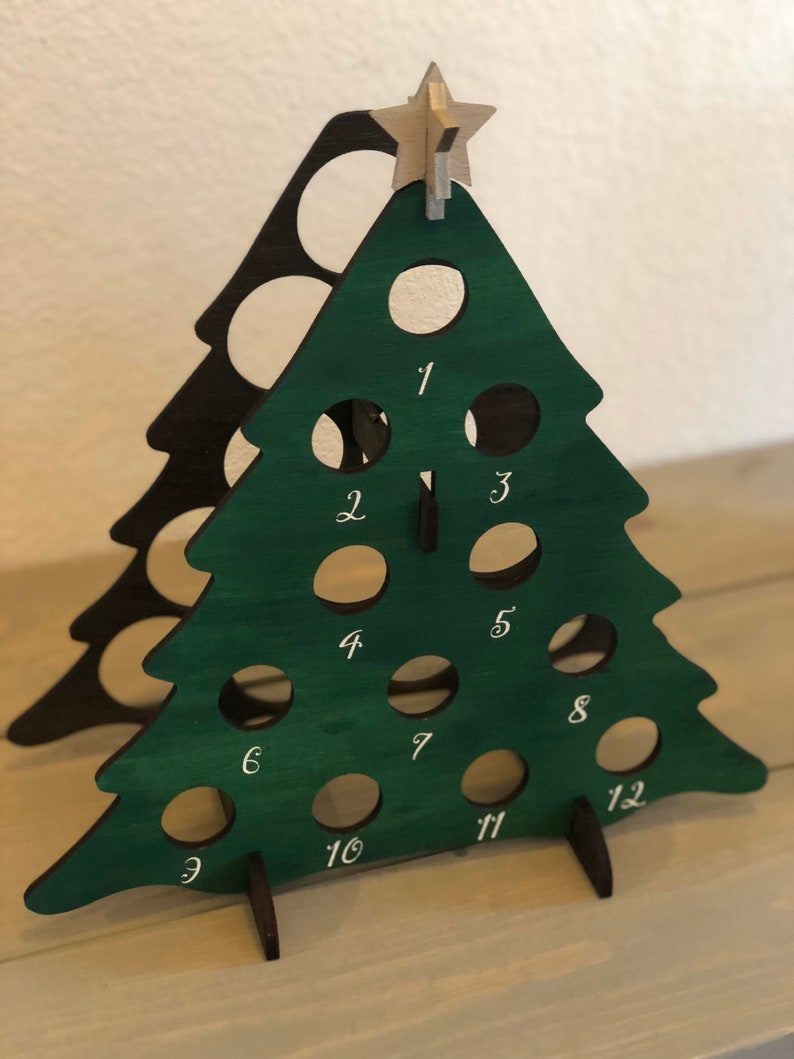 Wine Christmas Tree Advent Calendar 12 Days of Christmas Etsy