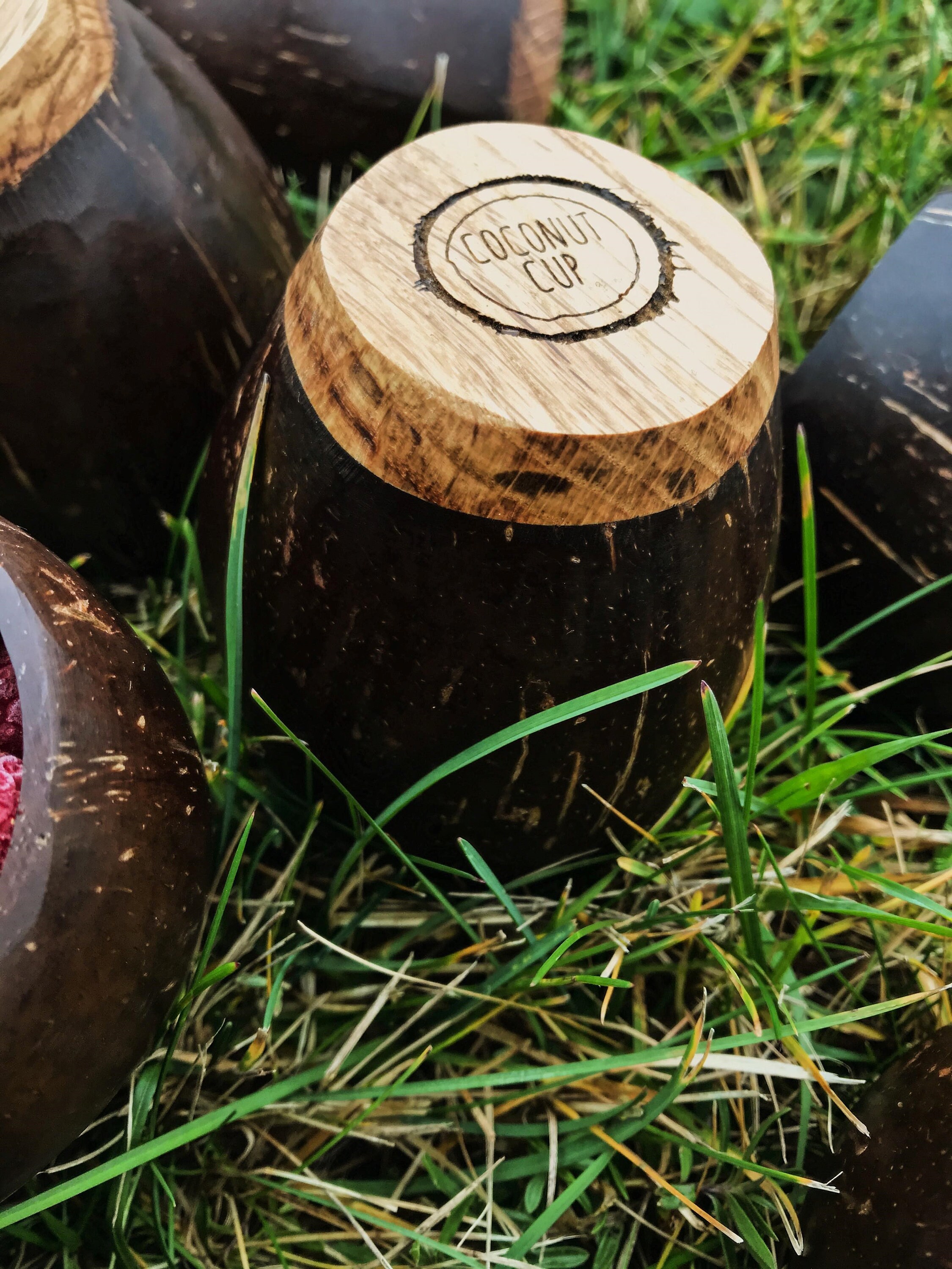 Coconut cups for cold drinkscocktails or smoothies 4 Etsy