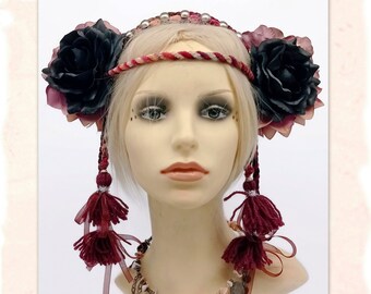 Fantasy fairy festival headpiece - Tribal fusion headdress