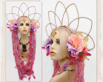 Spring fairy crown - Goddess fantasy headdress