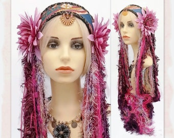 Festival costume headdress for woman - Bohemian fairy queen headpiece