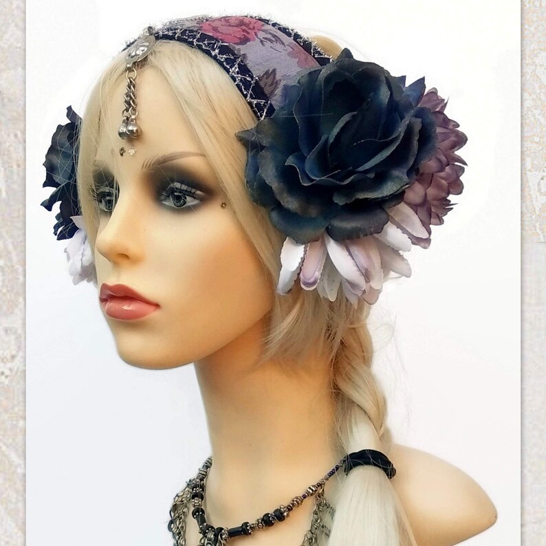 Tribal Belly Dance Headpiece ATS Headband Festival Etsy