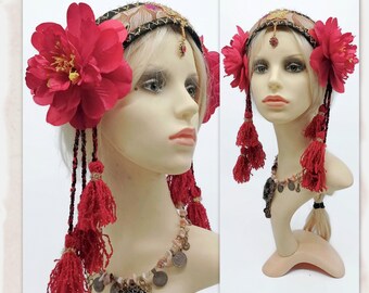 Festival headpiece for women -  Tribal fusion headdress