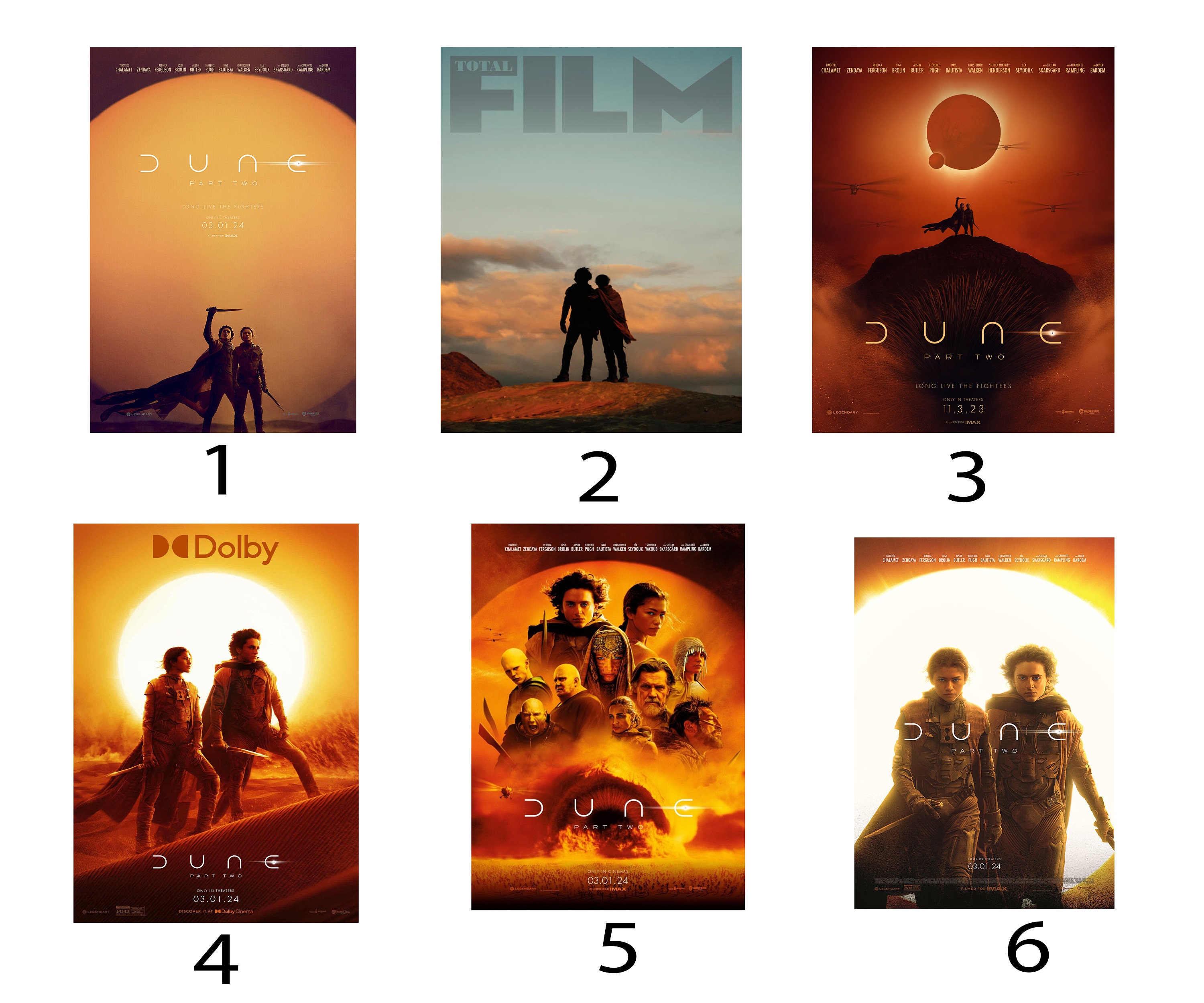 Póster de película Dune, Película Dune 2025 Part 2, Timothe Chalamet