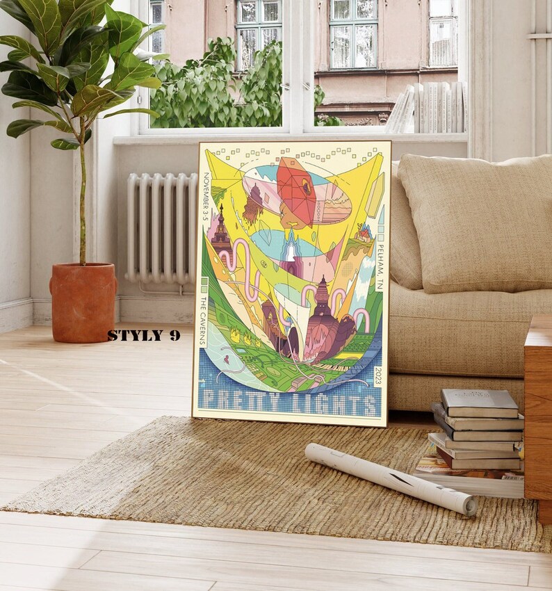 Pretty Lights Show Pelham the Caverns Nov 35 2023 Poster Etsy