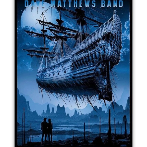 Dave Matthews Band Tour Playing In Stockholm Tonight Sweden April 8 2024 poster print