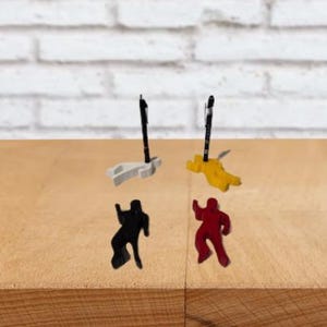 Dead Body Pen Holder | Desk Pen Holder Crime Scene | Crime Scene Desk Accessory | True Crime Office Accessory | 3D Pen Holder