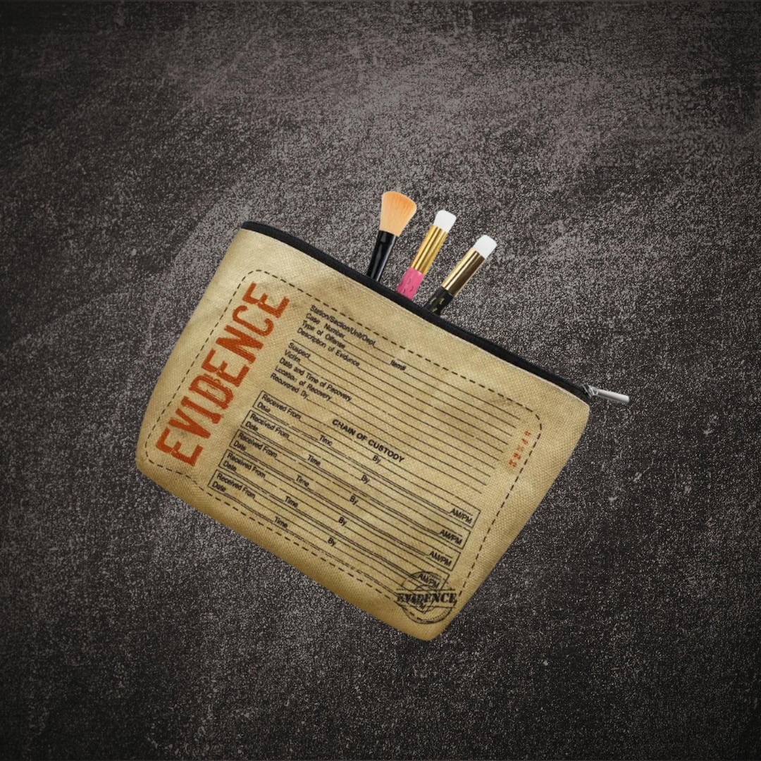 Mini Evidence Bag | Pencil Bag | Evidence Makeup Bag | CSI Bag - Etsy