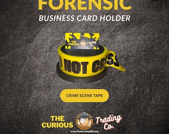 Crime Scene Tape Business Card Holders | CSI Business Carad Holders | Crime Scene Office Supplies | Business Card Holders