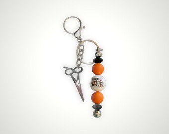 Chaveiro de contas True Crime | Chaveiro personalizado True Crime | Chaveiro de contas temático | Chaveiro temático CSI | Chaveiro de presente