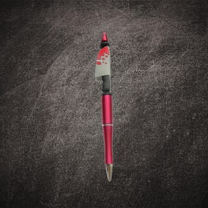 Bloody Knife Custom Beaded Pen | True Crime Pen | Serial Killer Pen | Horror Gift | Unique Gift | Horror Office Supplies | True Crime Office