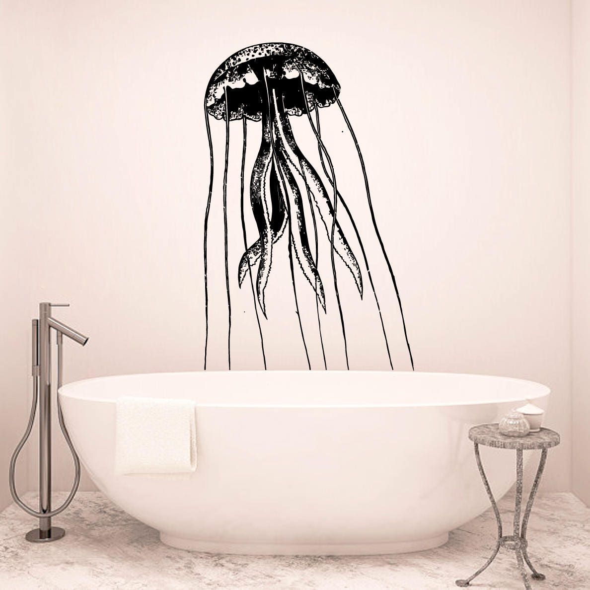 Jellyfish Wall Decal Jellyfish Wall Sticker Jellyfish Etsy